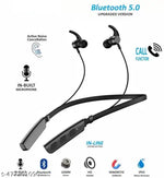Best Bluetooth Neckband | Crystal-Clear Sound & Deep Bass | 20-Hour Battery Life with Fast Type-C Charging | Magnetic Lock Design & Stylish Metal Finish | Bluetooth Headphones Under ₹299