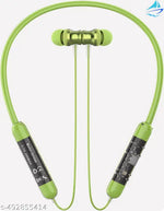 Transparent Bluetooth Neckband | 48Hrs Playtime | 4 Voice Changer Modes | HD Sound | Noise Isolation | High-Quality Mic | Type-C Fast Charging ( Green | Pack Of 1 )
