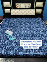 QUICK SLEEP Mattress protector waterproof waterproof bedsheet (72*75) mattress protector waterproof (grey) it really cares about your mattresses
