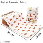 Kin and tin pack of 2 Soft and Gentle Muslin Baby Towels - Perfect for Your Little One