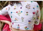 New tranding all body White colour fancy design Blouses