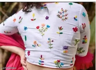 New tranding all body White colour fancy design Blouses