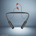 Supreme Wireless Bluetooth Neckband (Black) | 50 Hours Playback | Comfortable In-Ear Headset