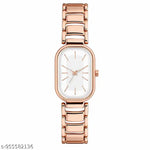 Jainx Rose Gold Magnet Mesh Chain Analog Wrist Watch for Women