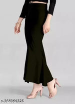 SHAPWEAR Microfiber Fishcut Flare Saree Shapewear, Petticoat, Skirts for Women, Lycra Shape Wear