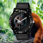 Classy Trending Black Dial black Strap Silicon Ultra LED Digital Watch For Boy & Girls  Red Square Ultra Band