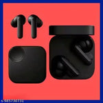 TWS Headphone, Earpod True Wireless Bluetooth Headphone, Bluetooth Headset, TWS earphone, Sweat Proof, 10mm HD Drivers, Compatible for all Smartphones - BLACK