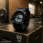 Attractive Black Sports Watch For Men