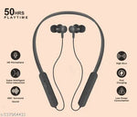 Bluetooth Wireless Neckband with Dual Pairing & 50 Hours Playback (Black)Sk