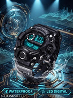 Digital Sports Multi Functional Black Dial Watch for Mens Boys,Men's analog timepieces,Men's luxury watches,Men's designer watches,Men's fashion watches