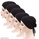 Muslim wear Hijab cap naqab top.Packi of 6