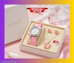 Analogue Magnet Strap Women's Girls Watch Sweet Heart with Digital watch Combo for Girl's & Women's Watch Pack of 2