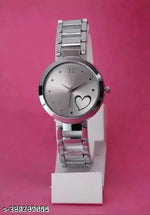 Classic Silver Round Dial Women's Watch