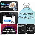 Wireless Neckband with 20+ Hours Playback Fast Charging Technology Bluetooth in-Ear Earphone Headset, 10mm HD Drivers, Trending Bluetooth Headphones, Compatible for all Smartphones - Black