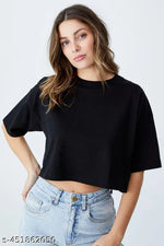 woman crop top