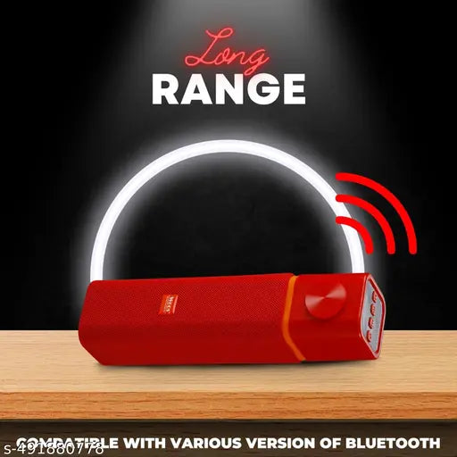 Bluetooth Speaker - Blue | Bass Boosted 10W Speaker | BT Connectivity | Bluetooth Party Speaker | Loud and Clear Sound