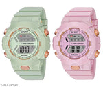Digital Boy's and Girl'S Watch For Combo