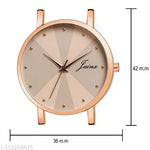 Jainx Rose Gold Magnet Mesh Chain Analog Wrist Watch for Women