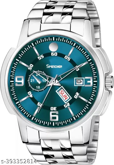 Spencher Date & Day Function Analog Watch For Men & Boys