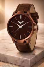 DOIL DOMEC Pack of 2 Black and Brown Trending new Watch for men l Men Watches l New Watches | Lather Watches | Sports Watches | Black watches | Blue Watches New Watches |