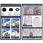 2 Mode Splash Filter Kitchen Tap Extended Faucet