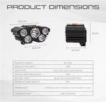 Premium Rechargeable LED Headlamp (Pack of 1)