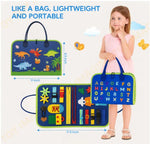 Toy Imagine Montessori Busy Board and Sensory Activity Book for Toddlers (Pack of 1)