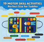 Toy Imagine Montessori Busy Board and Sensory Activity Book for Toddlers (Pack of 1)