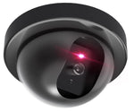 Dummy CCTV Dome Camera with Flashing Red LED Light (Pack of 1)