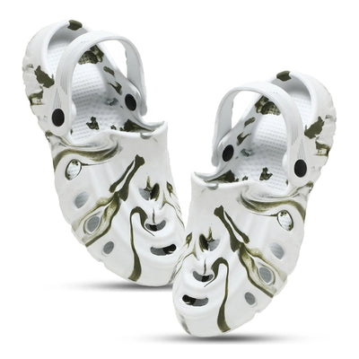 Clogs for Men (Green & White)