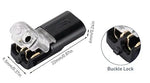 Fast-Fit 2-Pin Double-Wire Plug-in Connectors (Pack of 6)