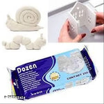 White Clay for modelling (500 gm) , mandala , pottery art and children art clay for projects