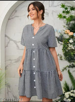 Striped Mini Dress with Flared Sleeves Casual Summer Vibes