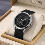 men black stylish paidu PU belt watch