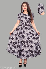 New Floral Dress With Digital Floral Print