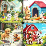 Quizs and Puzzle for Kids Set of 5 Educational Puzzle Collection with Brain Games, Word Search, Mazes, Dot to Dot, Puzzle and Crossword Challenges