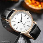 Black Stainless Steel Chain Analog Watch - For Men