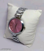 New Ethnic Solid Black Brown Metal Belt Analog Watches Combo for Women