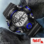 Royal look Digital Watch Shockproof Multi-Functional Automatic Black Color Strap Waterproof Digital Sports Watch for Men's Kids Watch for Boys Watch for Men Pack of 1 Watch Water Resistance Digital Watch