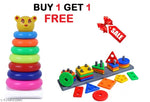 Premium Quality Wooden Ludo + Chess 2 in 1 Board Game With One Set OF Ludo Coins + Dice & Chess Man - For All Ages