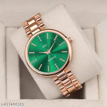 Vinar  Silver Dial Rose Belt Grils and Women Analog Watch