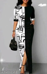 Women Colourful Maxi For Birthday Vibes, Maternity Shoot, Casual Photography, Pre-wedding Shoot.