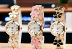 Lettest Fashionable Round Dial Analog Watch with Bracelets Combo For Girls/ Women