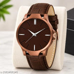 New Stylish LR 05 Black Dial Black PU Strap Watch For Boys And men