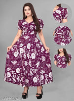 New Floral Dress With Digital Floral Print