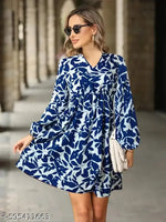 Striped Mini Dress with Flared Sleeves Casual Summer Vibes