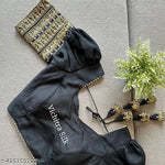Vichitra Silk Traditional Embroidery Bollywood Stitched Blouse