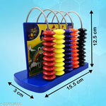 5 Rod Junior Abacus Toy for Kids |Early Math Learning Education Toy| Learn Counting, Addition & Subtract, Plus & Minus with Colorful Beads |  for Pre-School Children – Age 3+ Years