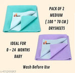 OYO BABY 70x50 CM New Born Baby Urine Sheets Waterproof, Bed Protector Baby Dry Sheet, Baby Dry Mats Waterproof and New Baby Born Products Combo 3 pcs set, Dry Sheet