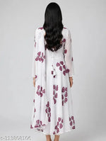 women stylish fancy modern designer anarkali gown with dupatta